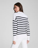 La Ligne Marin Sweater | Cream/Black